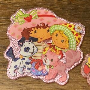 Glitter Strawberry Shortcake Magnet
